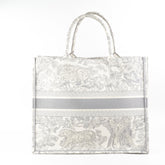 Christian Dior Large Book Tote Grey